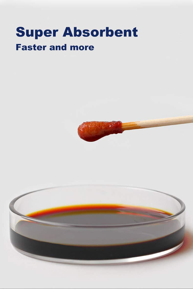 500 Count Cotton Swabs with Strong Bamboo Sticks by Xumzee, Pure Natural Cotton Heads, Biodegradable, Cruelty-Free Cotton Buds