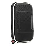 Travel Vape Case compatible with G Pen Herbal Vaporizer Grenco Snoop Dogg |SLIM BLACK NYLON SEMI-HARD SHELL| + Carabiner Hook for Easy Attachment + NextDIA Cable Organizer