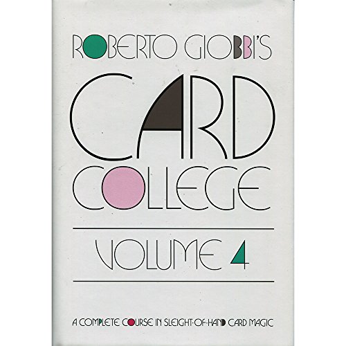 Card College Volume 4 by Roberto Giobbi - Book