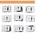 EZYKOO 425 pcs Plastic Rivets-19 Popular Sizes Car Door Panel Clips Kit Upholstery Fasteners Removal Tool GM Ford Toyota Honda Chrysler