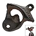 Wall Bottle Opener Wine Beer Mount Copper Cap Iron Cafe Bar Wall Open Here Metal Retro Cap Catcher Vintage Fixed Wall-mounted (1pcs)