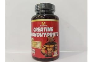 BMVINVOL Creatine Monohydrate Capsules 9650mg - 2 Months Supply - Horny Goat Weed, Ginseng, TongKat AIi - Energy Support Supplement Pills