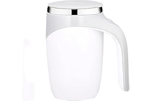 TXLOOK Automatic Magnetic Stirring Coffee Mug, Rotating Home Office Travel Mixing Cup，Funny Electric Stainless Steel Self Mixing Coffee Tumbler, Suitable for Coffee, Milk, Cocoa and Other Beverages……