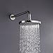 KES 2.5 gpm Rain Shower Head 8 Inch for Bathroom, Brushed Nickel, Fixed Mount, J201S8-2