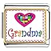 LuckyJewelry Grandma Etched Italian Charm Fit Nomination Link Bracelet