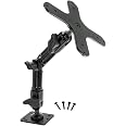 Arkon HD5VESA20 Heavy-Duty VESA 75/VESA 100 Compatible Drill-Base Mounting Pedestal with 10-inch Arm (sku 55988)