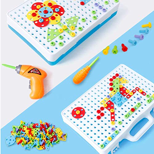 Children repair tools toy Disassembly Assembly Play Pretend Electric Drill House Model For Baby Early Learning Educational Toys