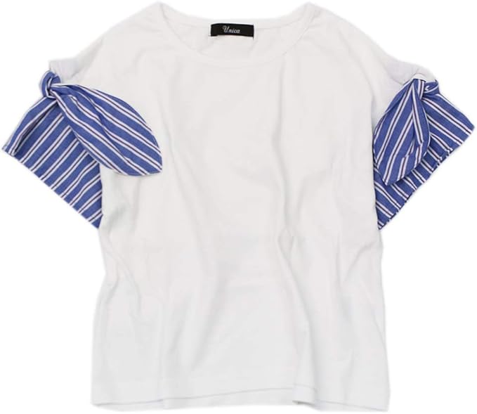 Amazon Unica 袖リボンtシャツ オフ 2 120 Tシャツ カットソー 通販