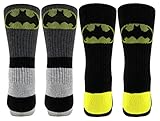 Batman Mens Athletic Crew Socks 2 Pair Pack