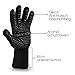 Imvictor Heat Resistant Oven Glove,Certified Flame-retardant Cooking Gloves For Cooking, BBQ, Grilling, Frying & Baking - Professional Indoor & Outdoor Wear-resisting Oven Glove