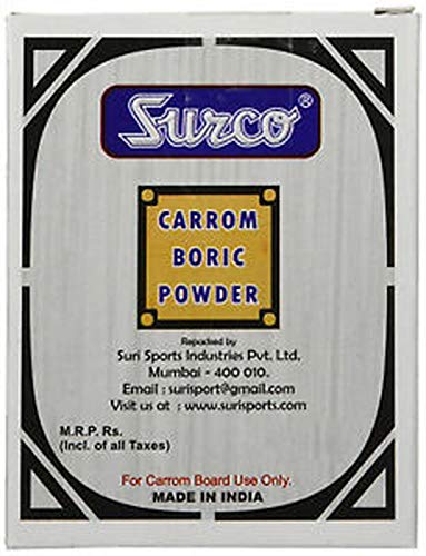 Surco Professional Boric Acid Powder for Carrom Board, 500gm (Package may vary) - //medicalbooks.filipinodoctors.org