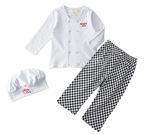 Soojun Baby Unisex Cook Chef Costume Birthday Party Sets