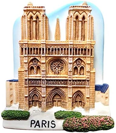 AIflyMi Notre Dame De Paris 3D Resin Refrigerator Magnet Sticker Fridge Magnet Home & Kitchen Decoration