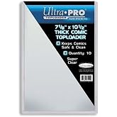 Ultra Pro 7-1/8" X 10-1/2" Thick Comic Toploader 10ct