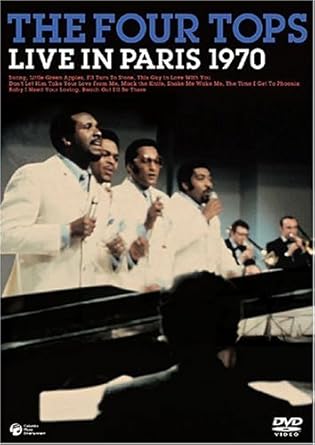 Amazon Co Jp フォー トップス ライブ イン パリ 1970 Dvd Dvd ブルーレイ フォー トップス