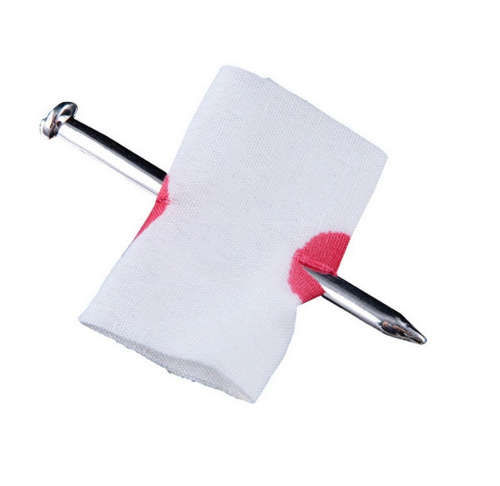 おもしろプロップ ハロウィンコスプレ B075nd6m7p Comvip ブラッディネイル小道具 ホワイト メモリアルグッズ 格安新品