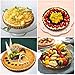 TedGem 2 Pack Non-Stick 8.8 Inches Removable Loose Bottom Quiche Tart Pan, 8.8Inch