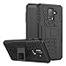 Galaxy J8 2018 Cover Hybrid DWaybox Rugged Heavy Duty Armor Hard Back Cover Case with Kickstand for Samsung Galaxy J8 2018 6.0 Inch (Black)