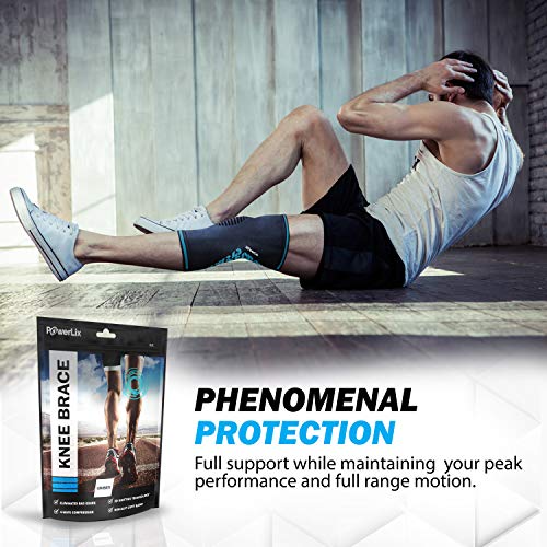 POWERLIX Knee Brace Support - Best Compression Sleeve for Men & Women for Pain Relief- Superior Brac - //medicalbooks.filipinodoctors.org