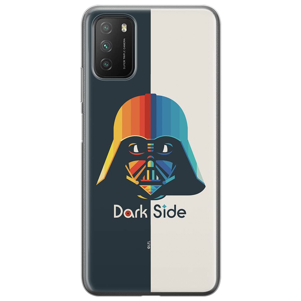 ERT GROUP mobile phone case for Xiaomi REDMI 9T original and officially Licensed Star Wars pattern Darth Vader 023 optimally adapted to the shape of the mobile phone, case made of TPU