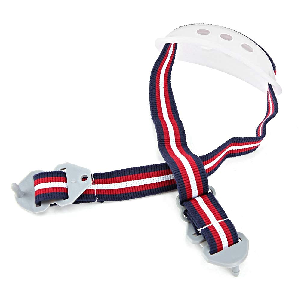 Universal Hard Hat Chin Strap Safety Construction White Elastic Strap Detachable Sling Head Protection for Helmet Lower Jaw