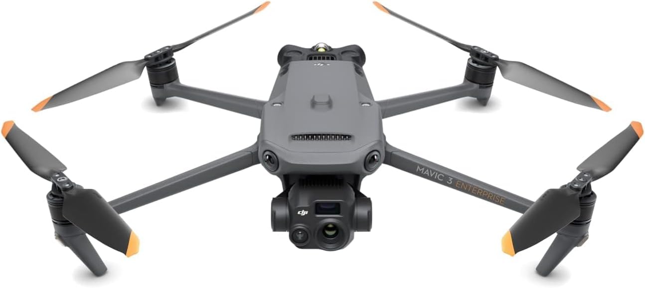 DJI Combo Mavic 3T Worry-Free Base - Drone con termocamera 640×512, fotocamera grandangolare con CMOS da 1/2, autonomia di 39 min, posizionamento a livello centimetrico con RTK e altoparlante, C2