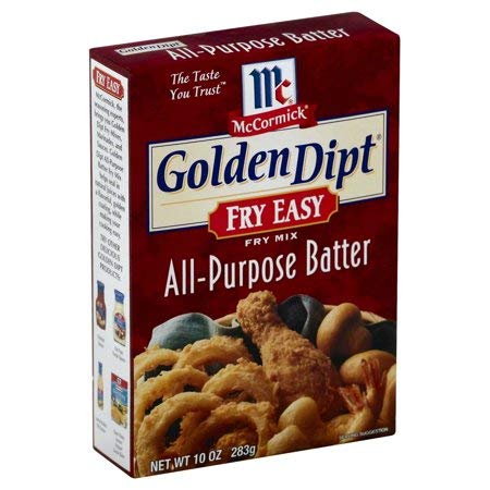 McCormick Golden Dipt All-Purpose Batter Fry Easy Fry Mix, 10 Ounce