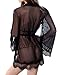 Unilove Sexy Lingerie Robe for Women Lace Babydoll Chemise Sleepwear Lingerie Set (Black,M)