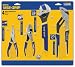 IRWIN Tools Long Nose, Slip Joint, Adjustable Wrench and Groove Joint ProPliers Set, 4-Piece (2078705)