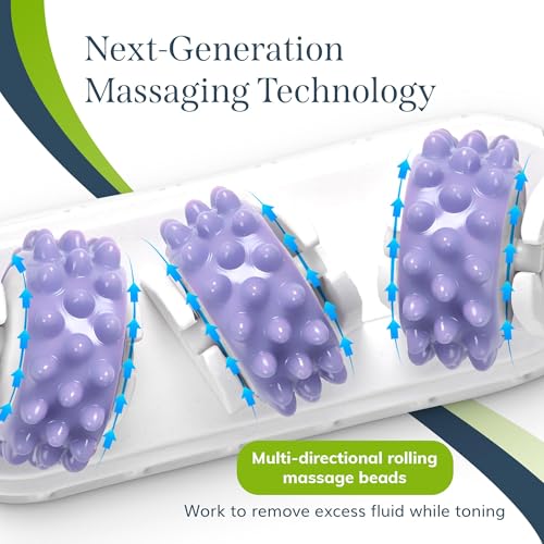 Cellulite Massager Roller, Thigh Slimmer and Cellulite Remover, Deep Tissue Fascia Muscle Roller for Legs & Abdomen, Body Sculpting Tool for Muscle Relaxation, Purple