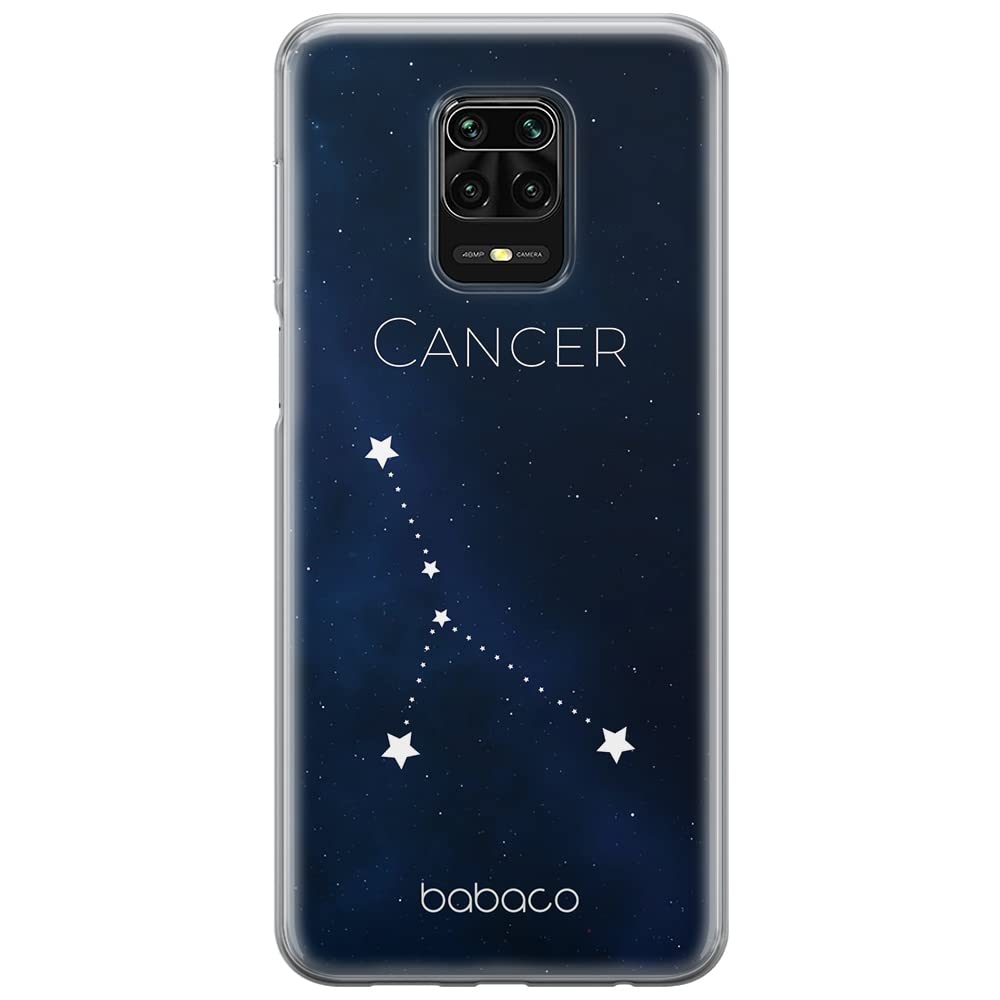 Babaco ERT GROUP mobile phone case for Xiaomi REDMI NOTE 9 PRO/ 9S original and officially Licensed pattern Zodiac Constellation 004 adapted to the shape of the mobile phone, case made of TPU