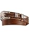 Justin Men's Basketweave Leather Ranger Belt Reg And Big - C11884