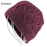 MJ-Young Men's Daily Warm Winter Hats Thick Knit