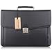 Jack&Chris New PU Leather Briefcase Messenger Bag Laptop Bag, MBYX012, Clasp Upgrade