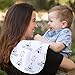 Baby Burp Cloth and Bandana Bib Set 4 of Each | Burping Rags for Newborns with Drool Bibs | 100% Organic Cotton that’s Absorbent and Soft | Curved Unisex Designed | Baby Shower Gift for Boys and Girls