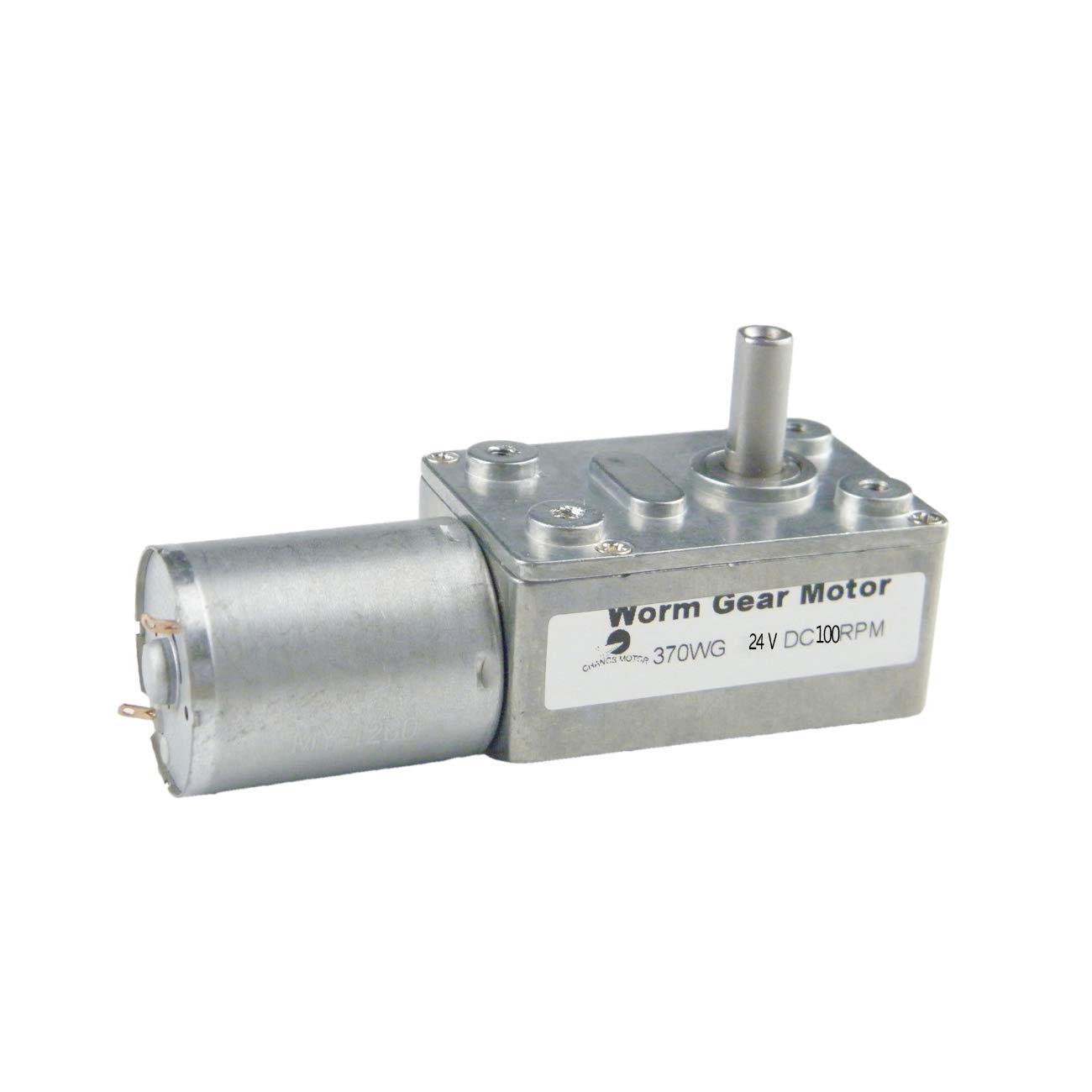 CHACNS 370WG DC Worm Gear Motor 24V DC 101RPM