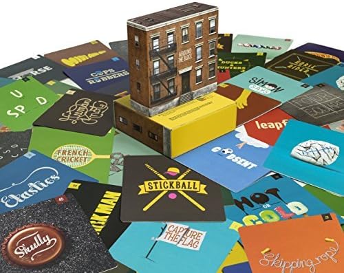 Outdoor games collection - 55 game cards from past generations to the next: Around the Block