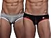 USex Sense Men's 2 Pack Sexy Low Rise Mesh Jockstrap Fashion Underwear