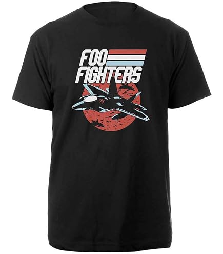 Amazon.com: Foo Fighters T Shirt Jets Band Logo Official Mens