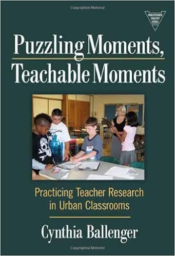 Image result for Puzzling Moments, Teachable Moments: Practicing Teacher Research in Urban Classrooms (2009)