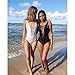 Zero City Bathing Suits Women One Piece Front Side Lace Up Monokini Swimsuits White M