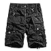 Men's Cotton Loose Fit Multi Pocket Cargo Shorts