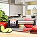 Kitchen Knife Sharpener Professional 2 Stage Steel Diamond Ceramic Coated Sharpening Tool Cook Chef Knife Sharpening Kit Easy to Use Extremely Quickly Fast