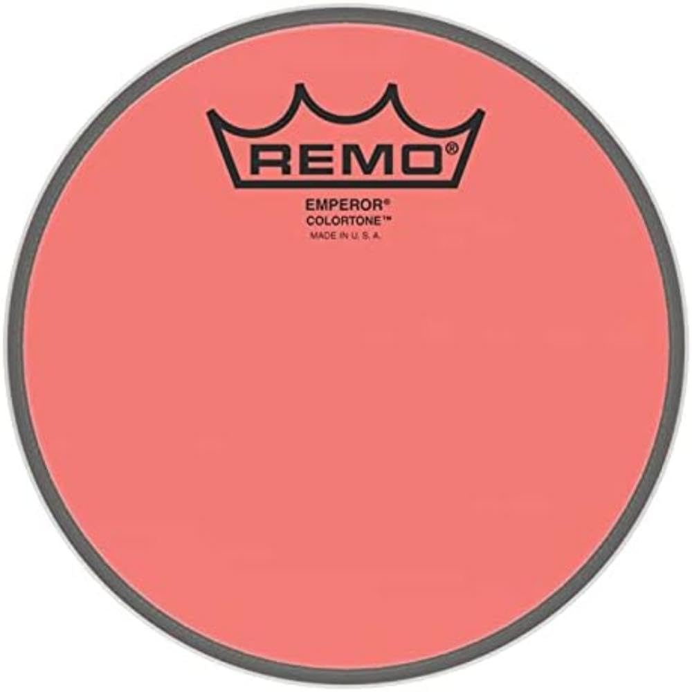 Remo Drumhead Colortone Emperor Clear Red – 6" – BE-0306-CT-RD