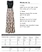 Zattcas Womens Summer Contrast Sleeveless Tank Top Floral Print Maxi Dress Black Taupe Large