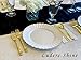 120 Piece Premium Gold Plastic Forks | Extra Heavy Duty with Bright Shiny Finish | Convenient and Strong | Ludere Elegant Disposable Forks