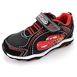 Disney Cars Boys Black Lighted Sneakers Shoes (Toddler/Little Kid)
