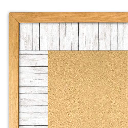 White Wood Bulletin Board Border Straight Border Trim for Classroom Decoration 36ft - Thumbnail 3