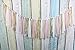 Lace Tassel Garland, Rag Tie Banner Already Assembled For Rustic Wedding Baby Shower Photo Backdrop Party Decor Nursery Decor Girls Birthday Decor Boho Chic Decor Home Decor 5Ft(White+Gold+Pink)
