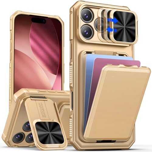 Photo 1 of SSLOTSCASE for iPhone 12 Pro Max Wallet Case, Yellow